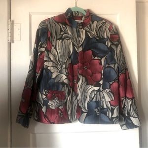 Alfred Dunner Floral Jacket